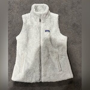 Patagonia Light Gray Fleece Vest